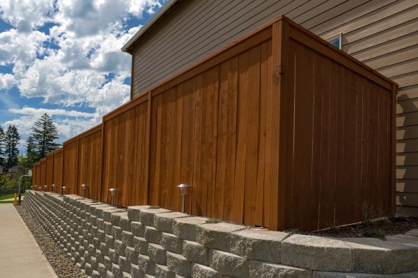 Shadow Box Fence Installation