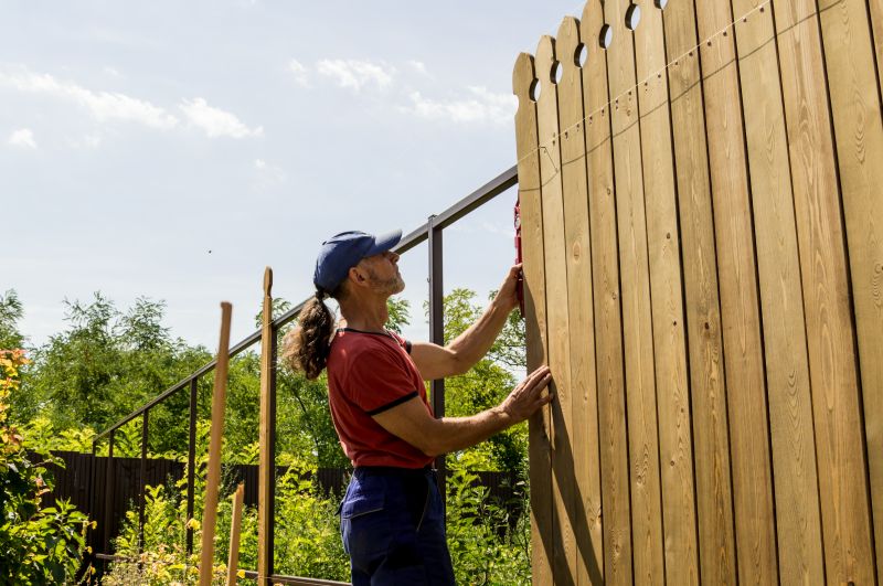 Fence Repair in Fall
